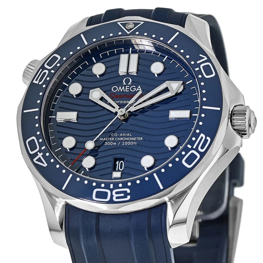 Nuevo reloj Omega Seamaster Diver 300M esfera azul para hombre 210.32.42.20.03.001