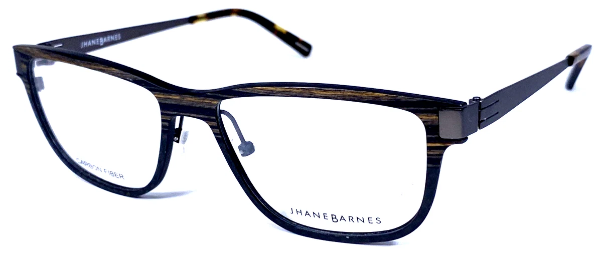 Jhane Barnes‎ Converge BR 54-18-140 Brown Yellow Eyeglasses Frame H10192 WOOW Marry Me 4 Col 1331 Brown Yellow EYEGLASSES FRAME 48-18  main image 4