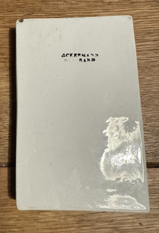 Very rare Antique china watercolour palette by Ackermann, 96 Strand. C1800 - Image 2 of 2