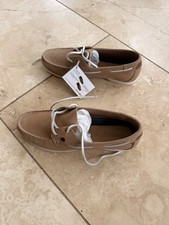 Dubarry Aruba Deck Shoes Size 39 UK Size 5 Beige, Boxed And Unworn