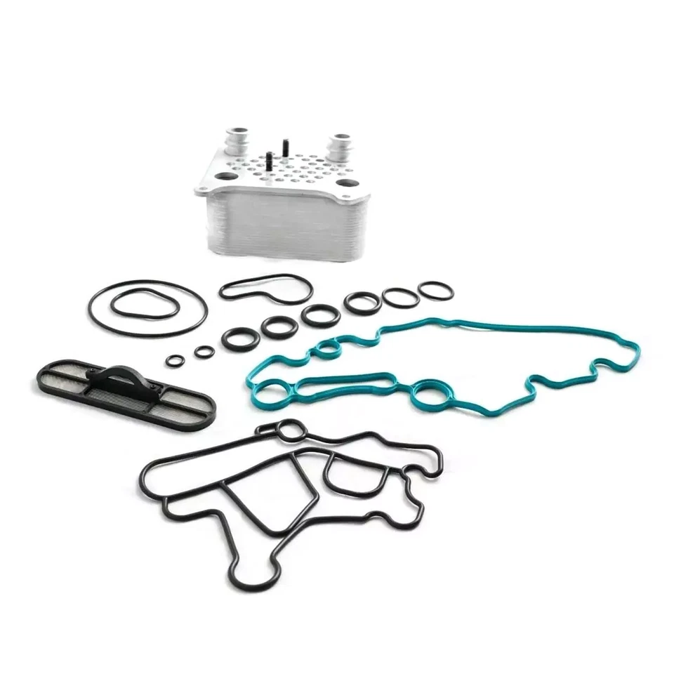 New High Flow Oil Cooler For Ford 6.0L Powerstroke Diesel F250 F350 2003-2010 - Image 4 of 4