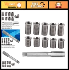 M10x1.0 & M12x1.0 Spark Plug Thread Repair Kit - Stainless Steel Automotive Tool