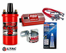 Msd 6425 6al Ignition Upgrade Kit W Coil Wires Bracket Sbc Bbc