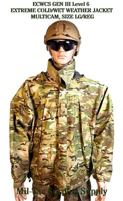 ADS ECWCS COLD WEATHER Gen III マルチカム MR ECWCS GEN III Level 6 EXTREME COLD/WET WEATHER JACKET, MULTICAM