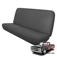 Front Seat Cover Replacement For Chevy Full Size Trucks 1973-1999 Charcoal Front Seat Cover Replacement For Chevy Full Size Trucks 1973-1999 Charcoal