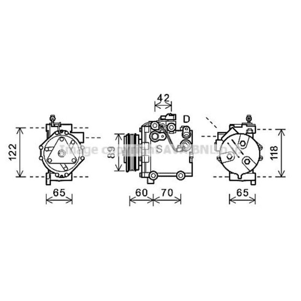 Kompressor Klimaanlage FüR Suzuki Swift Iii Mz Ez SX4 Stufenheck Gy-image