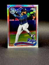 Topps 2024 Chrome 1989 Topps Baseball Junior Caminero #89CB-15 Rookie Card Rays. rookie card picture