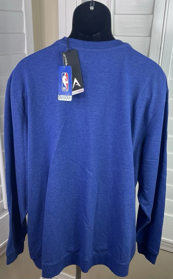 Antigua NBA Philadelphia 76ers Reward Crewneck Blue Sweater, Men’s Size 2XL, NWT - Image 4 of 4