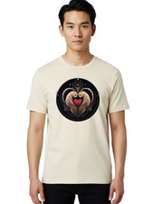 Twin-Rams Mens Graphic Tee, 100% Cotton, Casual Summer Wear