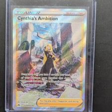 cynthia ambition pokemon card price Amazon.com: Pokemon - Cynthia's Ambition GG60/GG70 - Crown Zenith -  Galarian Gallery - Ultra Rare