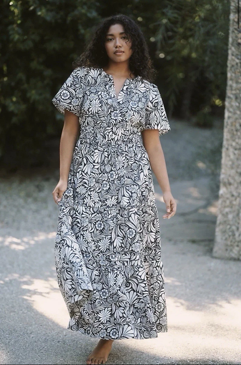 cotton dresses plus size Lucia Mini Dress in Blue | 3X or holiday sightseeing long cotton dresses plus size