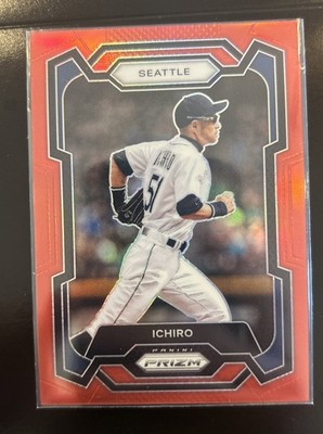 ICHIRO 2024 PANINI PRIZM BASEBALL RED SEATTLE /299 Q3704 | eBay