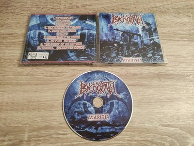 Psychopath Avaritia CD 2011 Thrash Metal Sodom Alkoholizer Possessed Deathrow