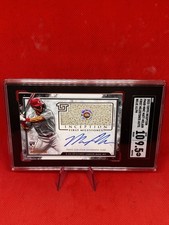 2023 Topps Inception Matt McLain Milestones /99 Reds Rookie Patch Auto SGC 9.5