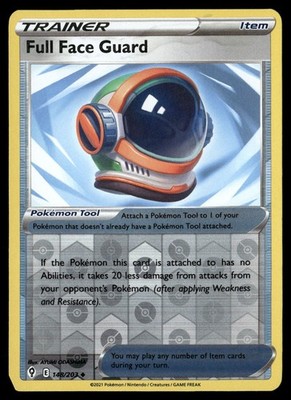 Full Face Guard 148/203 Uncommon Evolving Skies Pokemon Reverse Holo NM/M
