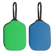 Pickleball Paddle Cover Universal 11.8x8.6 Inch,2 Pack,Sapphire Blue,Green