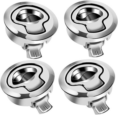 4pcs Stainless Steel Flush Pull Slam Latches - Modern Marine Hardware