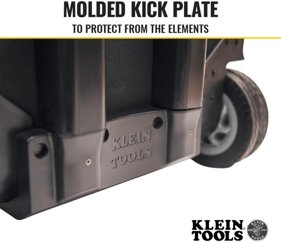 Bolsa de herramientas Klein Tools 55452RTB, organizador de almacenamiento de herramientas resistente al agua rollos en R Foto 3 de 4