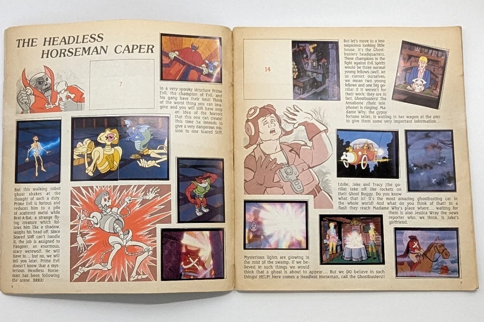 Ghostbusters Filmation Panini Rare Sticker 1987 Album 90% Complete Italy Print - Image 3 of 4