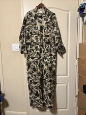Walls Camouflage Coveralls Jumpsuit Large Short Men s 42-44 Chest Made in USA