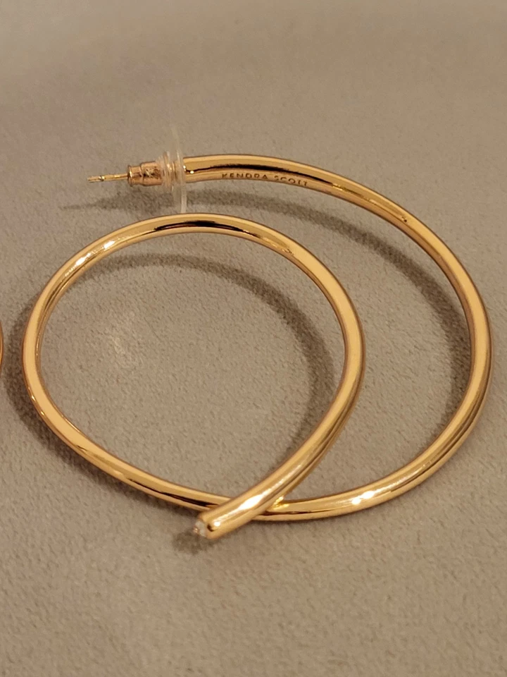 Kendra Scott Myles Hoop Earrings In Rose Gold Tone - Image 2 of 3
