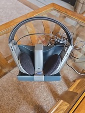 VINTAGE RadioShack Wireless Headphones Stereo Rechargeable 900MHZ 33-1196 READ