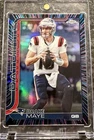2025 NFL Topps Chrome - Drake Maye Neon Pulse Refractor #207 Patriots
