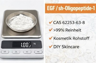 EGF   Epidermal Growth Factor Pulver (99 %)   1 g Kosmetik Rohstoff Hochrein