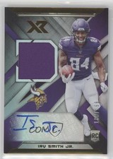 2019 Panini XR Rookie Swatch Auto 188/199 Irv Smith Jr #RSA-32 Auto 0n25