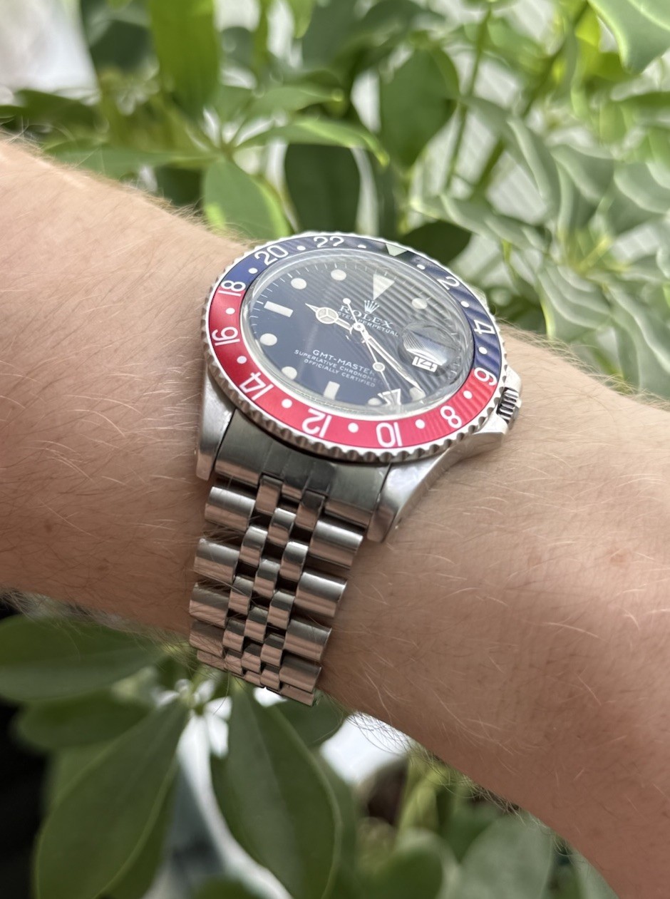 Rolex GMT Master Pepsi 1675 Mk4 Matte Dial Vintage Watch Box & Papers Bezels image 6