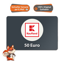 Kaufland 50&euro; Euro Digitaler Guthaben Auflade Code Gutscheincode via E-Mail!