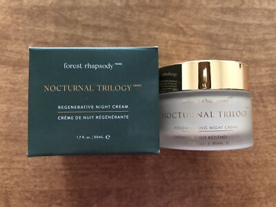 Forest Rhapsody Nocturnal Trilogy Regenerating Night Cream 1.7 oz 50ml ~ New!  