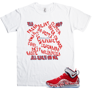 lebron 17 graffiti fire red