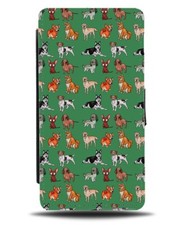 Dog Breeds Flip Wallet Case Breed Dogs Various Of Different Fan Lover Pet AL23