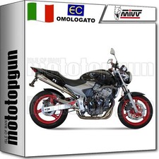MIVV SCARICO OMOLOGATO XCONE ACCIAIO INOX HONDA HORNET 600 2005 05 2006 06
