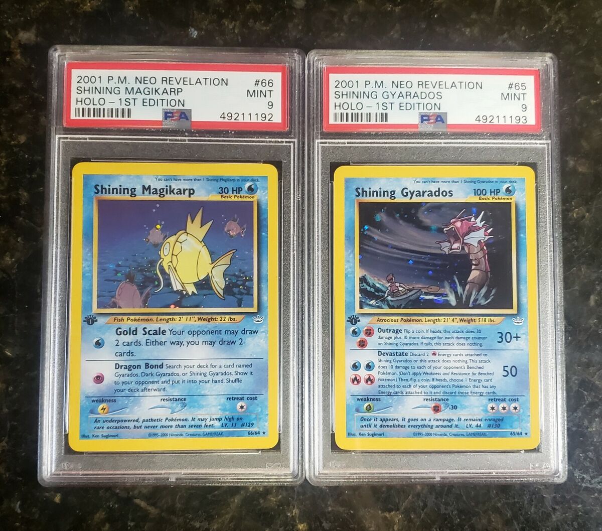 Pokemon First Edition Neo Revelation Shining Magikarp Pokemon First Edition Neo Revelation Shining Magikarp