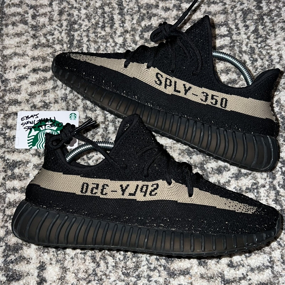 olive green yeezy 350