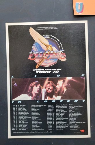 Bee Gees North American Tour '79 Promo Print Werbung - Bild 1 von 2