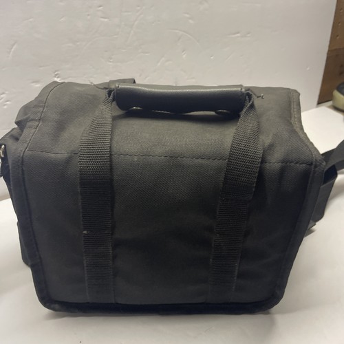 Canon Camera Bag - Black Retro - Pockets, Shoulder Strap - DSLR - Carry Case - Picture 5 of 8
