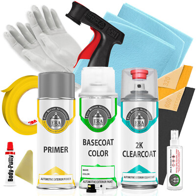 HYUNDAI PGU - White Crystal OEM Match Touch Up Spray Paint Kits