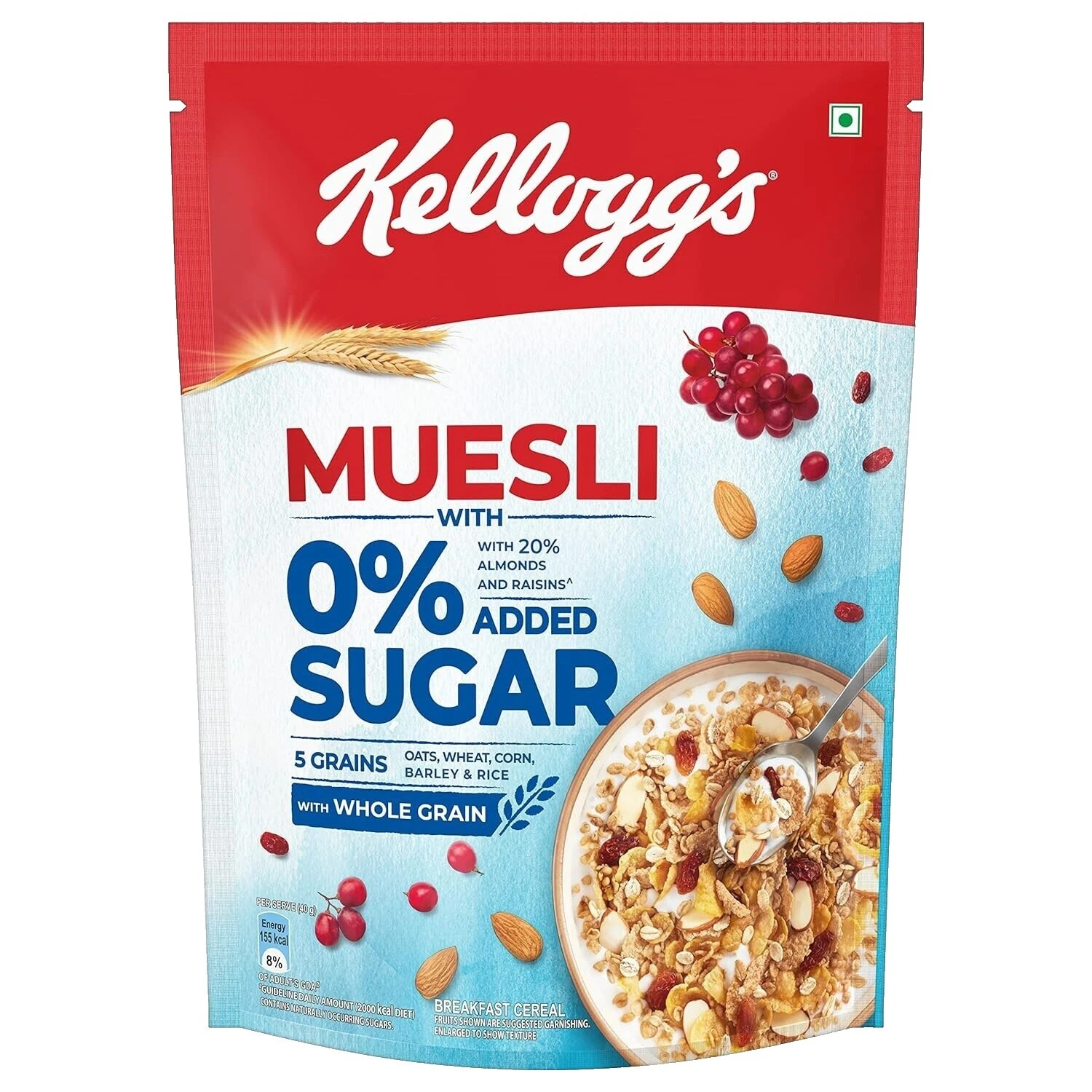 Kellogg's Vegetarian Breakfast Cereals, Muesli & Oats