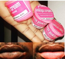 pink lips cream and scrub for dark and rough lips. To be used daily