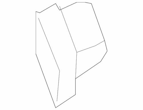 Extensión del tapón del escalón lateral para Ford F250 F350 2005-2010 (P/N 4C3Z-16A454-A)