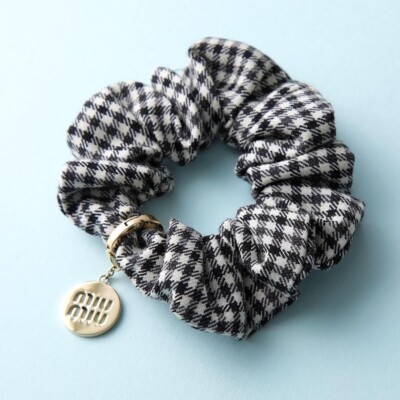 Miu Miu Hair scrunchie accessories 5IF0632F9HF0967 wool Black