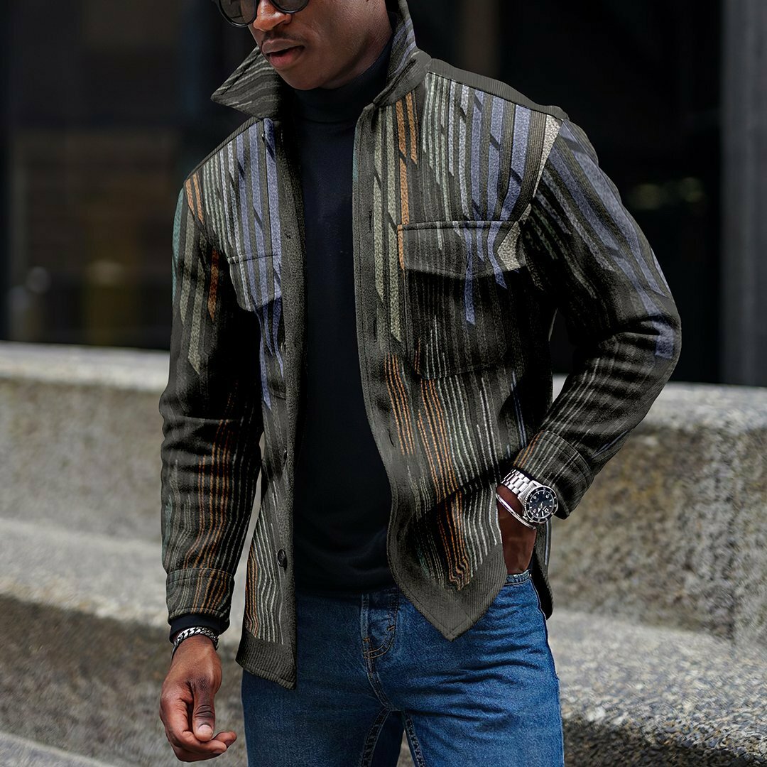 Men's Personality Lapel Youth Trend 