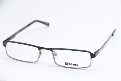 NEW FLEXON X GAMES GRIND DOWN 001 BLACK GUNMETAL AUTHENTIC EYEGLASSES 48-17