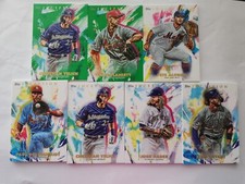 2020 Topps Inception Baseball 7 Card Lots GREEN And Base Cards 