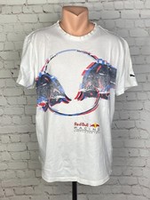 Shirt Formula One Red Bull Racing Team F1 White Graphic Cotton Men's White 2017