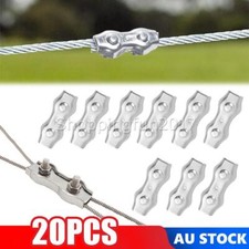 20 Electric Fence Poly Wire Joiner PolyWire Rope Braid Connector Fencing Joiners