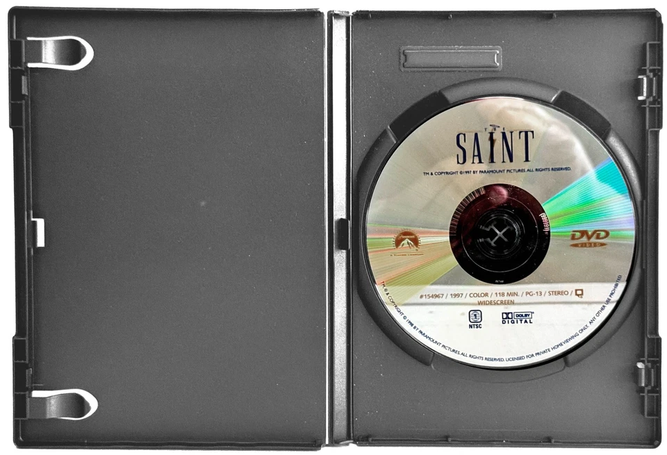 The Saint (DVD, 1997, Widescreen) Like New !   Val Kilmer   Elisabeth Shue - Image 3 of 3